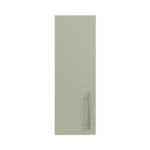 Pre Assembled Modern 250mm fitted kitchen wall unit matt sage green