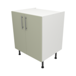 Pre Assembled Modern 700mm fitted kitchen universal base unit matt sage green
