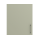 Pre Assembled Modern 600mm fitted kitchen wall unit matt sage green