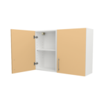 Pre Assembled Modern 1000mm fitted kitchen wall unit matt yellow