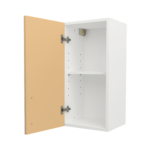 Pre Assembled Modern 350mm fitted kitchen wall unit matt yellow