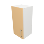 Pre Assembled Modern 350mm fitted kitchen wall unit matt yellow