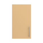 Pre Assembled Modern 400mm fitted kitchen wall unit matt yellow