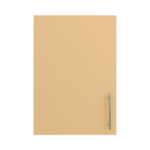 Pre Assembled Modern 500mm fitted kitchen wall unit matt yellow