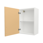 Pre Assembled Modern 500mm fitted kitchen wall unit matt yellow
