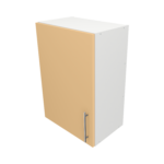 Pre Assembled Modern 500mm fitted kitchen wall unit matt yellow
