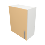 Pre Assembled Modern 600mm fitted kitchen wall unit matt yellow