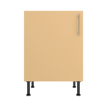Pre Assembled Modern 600mm fitted kitchen universal base unit matt yellow