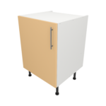 Pre Assembled Modern 600mm fitted kitchen universal base unit matt yellow