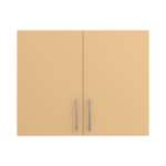 Pre Assembled Modern 900mm fitted kitchen wall unit matt yellow