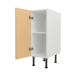 Pre Assembled Modern 300mm fitted kitchen base unit matt yellow