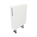 Pre Assembled Modern 150mm fitted kitchen base unit matt white