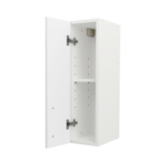 Pre Assembled Modern 200mm fitted kitchen wall unit matt white