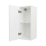Pre Assembled Modern 300mm fitted kitchen wall unit matt white