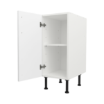 Pre Assembled Modern 350mm fitted kitchen base unit matt white