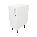 Pre Assembled Modern 350mm fitted kitchen base unit matt white