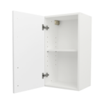 Pre Assembled Modern 400mm fitted kitchen wall unit matt white