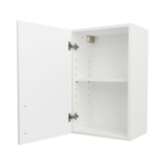 Pre Assembled Modern 450mm fitted kitchen wall unit matt white