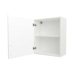 Pre Assembled Modern 600mm fitted kitchen wall unit matt white