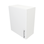 Pre Assembled Modern 600mm fitted kitchen wall unit matt white