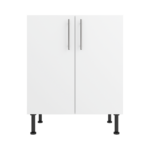 Pre Assembled Modern 700mm fitted kitchen universal base unit matt white