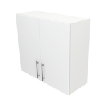 Pre Assembled Modern 800mm fitted kitchen wall unit matt white