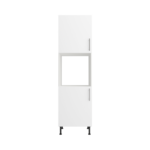 Pre Assembled Modern Single Oven Housing Kitchen Larder fitted Unit Matt white