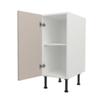 Pre Assembled Modern 350mm fitted kitchen base unit matt cashmere