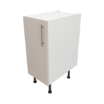 Pre Assembled Modern 350mm fitted kitchen base unit matt cashmere