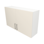 Pre Assembled Modern 1200mm fitted kitchen wall unit matt cream