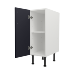 Pre Assembled Modern 300mm fitted kitchen base unit mattindigo blue