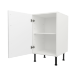 Pre Assembled Modern 500mm fitted kitchen base unit matt white
