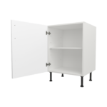 Pre Assembled Modern 600mm fitted kitchen universal base unit matt white