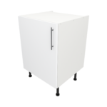 Pre Assembled Modern 600mm fitted kitchen universal base unit matt white