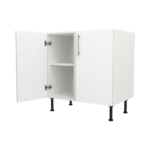 Pre Assembled Modern 800mm fitted kitchen universal base unit matt white