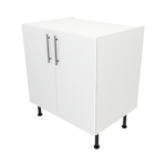 Pre Assembled Modern 800mm fitted kitchen universal base unit matt white