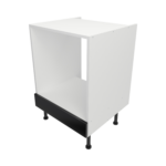 Pre Assembled Modern Base Single Oven Housing Fitted Kitchen Unit Black Gloss