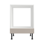 Pre Assembled Modern Base Single Oven Housing Fitted Kitchen Unit Matt Cashmere