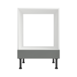 Pre Assembled Modern Base Single Oven Housing Fitted Kitchen Unit Matt Dust Grey