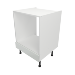 Pre Assembled Modern Base Single Oven Housing Fitted Kitchen Unit Light Grey Gloss