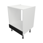 Pre Assembled Modern Base Single Oven Housing Fitted Kitchen Unit Matt Black