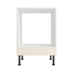 Pre Assembled Modern Base Single Oven Housing Fitted Kitchen Unit Matt Cream