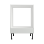 Pre Assembled Modern Base Single Oven Housing Fitted Kitchen Unit Matt Light Grey