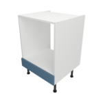 Pre Assembled Modern Base Single Oven Housing Fitted Kitchen Unit Matt Misty Blue