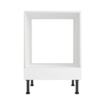 Pre Assembled Modern Base Single Oven Housing Fitted Kitchen Unit Matt White
