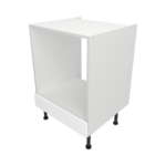 Pre Assembled Modern Base Single Oven Housing Fitted Kitchen Unit Matt White