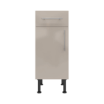 Base Drawerline 350 Assembled Kitchen Unit cashmere gloss