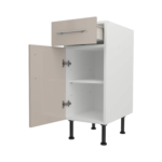 Base Drawerline 350 Assembled Kitchen Unit cashmere gloss
