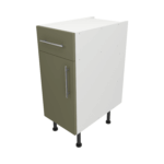 Base Drawerline 350 Assembled Kitchen Unit Agave green