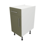 Base Drawerline 400 Assembled Kitchen Unit Agave green